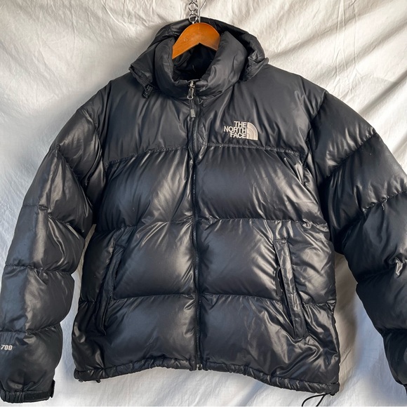 The North Face Men XL 1996 Retro Nuptse 700 Down Fill Puffer Jacket Black  2006